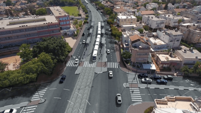 תחנת גאולים של הקו הירוק בחולון (צילום הדמייה: נת"ע) תחנת גאולים של הקו הירוק בחולון
