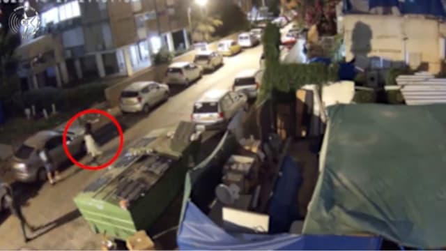 מזירת אירוע הרצח בחולון