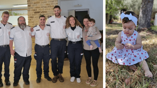 צוות מד"א עם אלונה