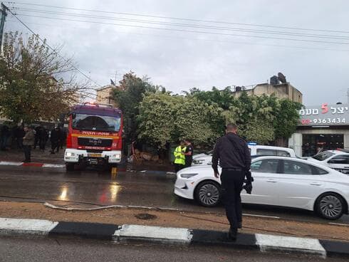 זירת השריפה