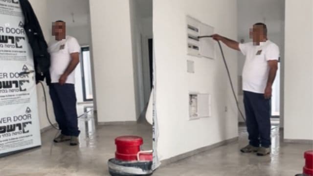 הסבוטאז' בדירה בראש העין (צילום מתוך סרטון שהופץ ברשת החברתית, שימוש לפי סעיף 27א לחוק זכויות יוצרים) הסבוטאז' בדירה בראש העין
