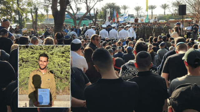  הלווייתו של אסף פנחס טובול ז"ל בבית העלמין הצבאי בחיפה