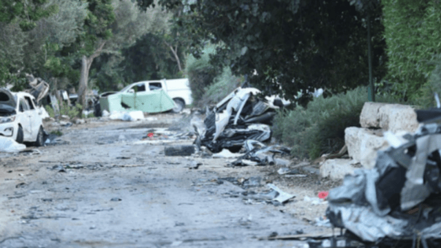 קיבוץ בארי אחרי הטבח הנורא 7 באוקטובר - תמונת פייסבוק