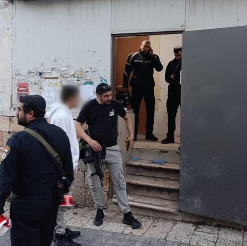זירת האירוע בשכונת בית ישראל