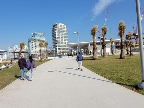 מתחם הדולפינריום החדש בתל אביב (צילום: שירות מיינט) מתחם הדולפינריום החדש בתל אביב