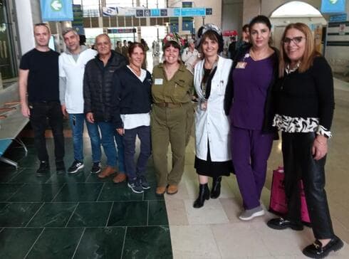 חברי הוועד במהלך הביקור. "היה מאוד מרגש"