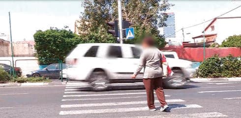 "הולכי הרגל הפכו לשקופים"