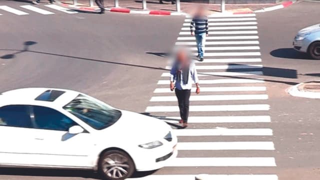 "הולכי הרגל הפכו לשקופים"