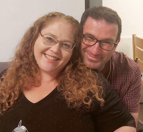 "היינו צוות מנצח". מרקוביצ'י ז"ל עם אשתו רויטל וילדיו