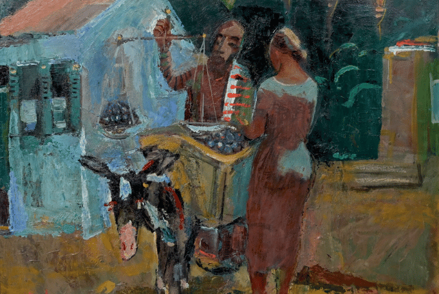 נחום גוטמן, מוכר התאנים, 1932,  יבגני איידל