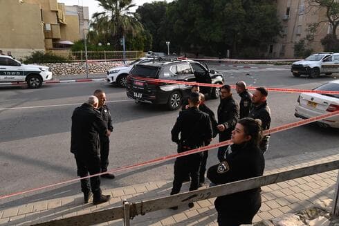 זירת האירוע בבאר שבע