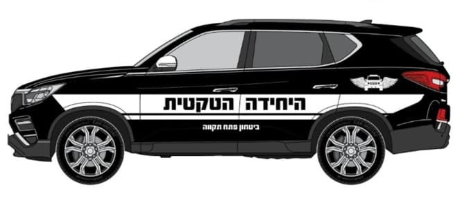 כלי רכב של היחידה הטקטית עיריית פתח תקוה
