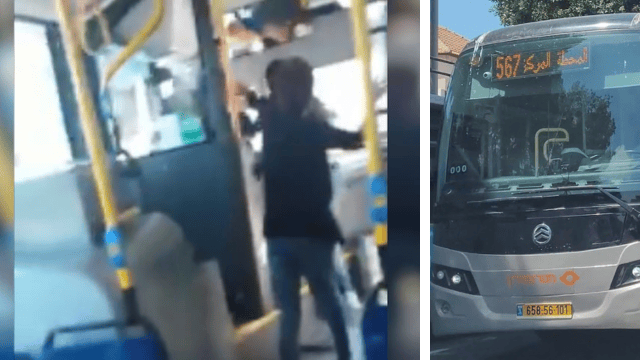 תקיפת נהג אוטובוס