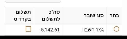 דרישת התשלום שהתקבלה במייל