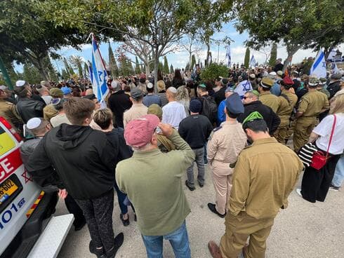הלוויתו של סמ"ר סימון שלומוב ז"ל בראשון לציון