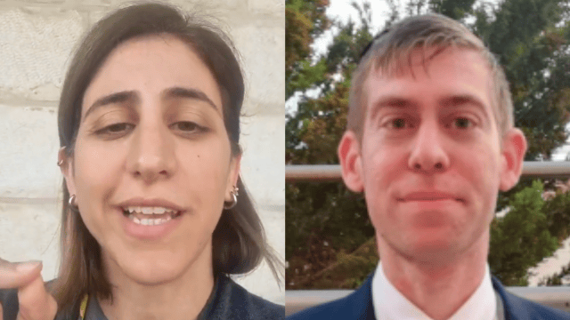 שי גליק וסאלי עבד (צילום: פרטי, "רוב העיר") שי גליק וסאלי עבד