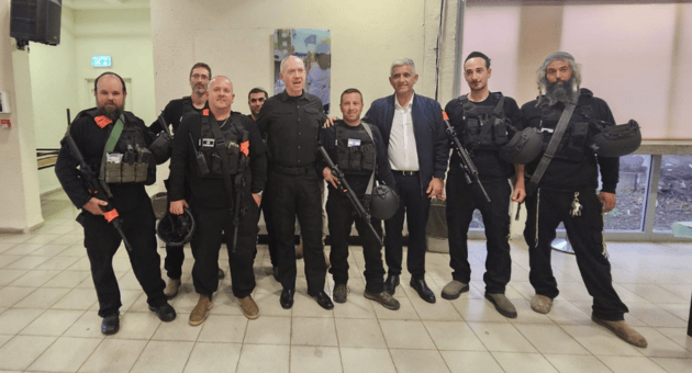שר הביטחון יואב גלנט בביקור בחצור הגלילית