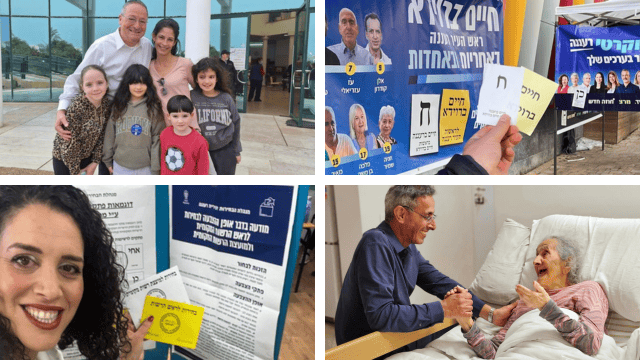 מצביעים חיים ברוידא, ניר קריסטל, אבי יוסף וענבר הוכברג