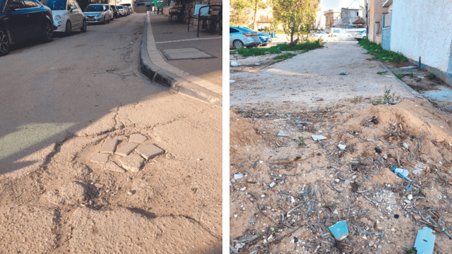 ההזנחה בשכונות הוותיקות בולטת מאוד (הרצל יוסף) ההזנחה בשכונות הוותיקות בולטת מאוד