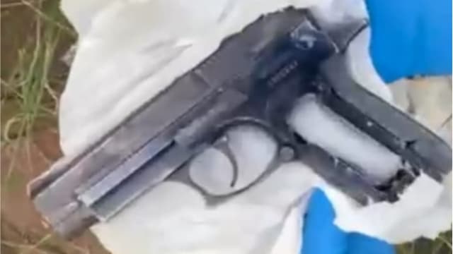 האקדח שאותר בפתח תקוה