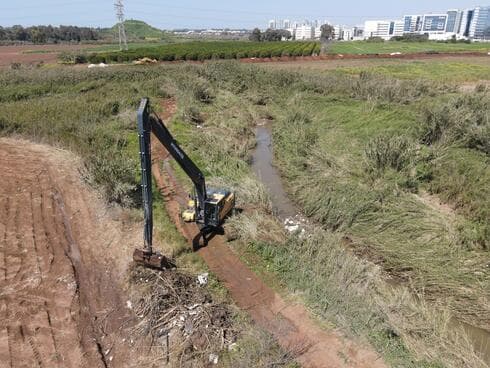 העבודות במרחב נחל הירקון