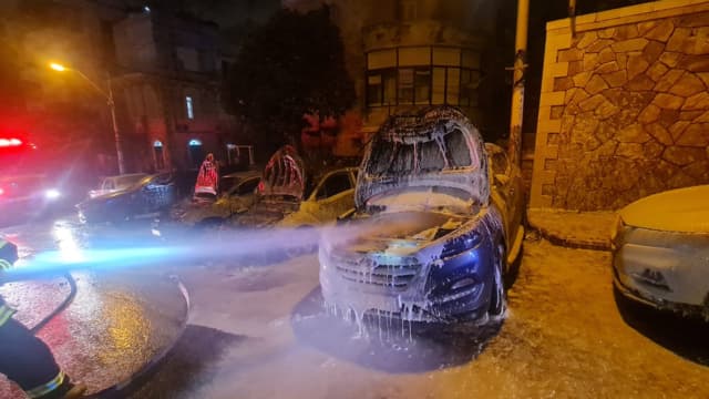שריפת הרכבים בעבאס
