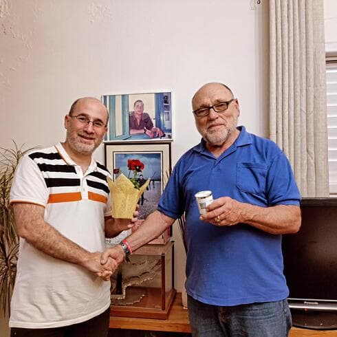 משה רודובסקי ז"ל עם ירון עולמי