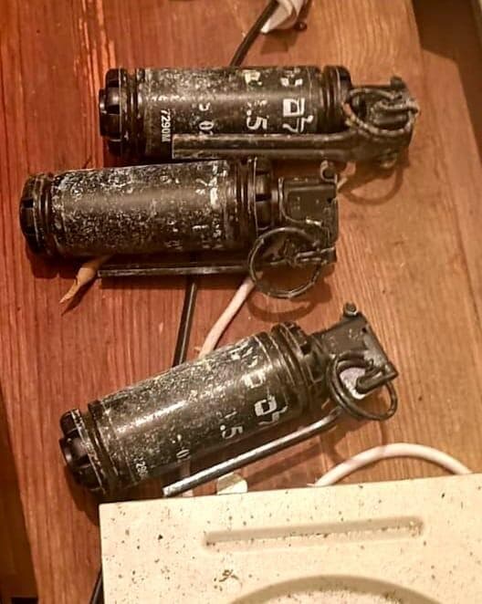 הרימונים שנתפסו הרימונים שנתפסו