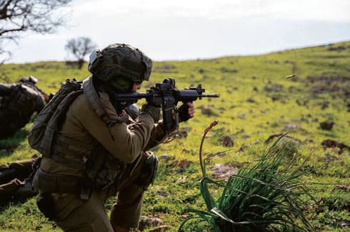 לוחמים ב"סיירת דבורה" באימון בצפון 