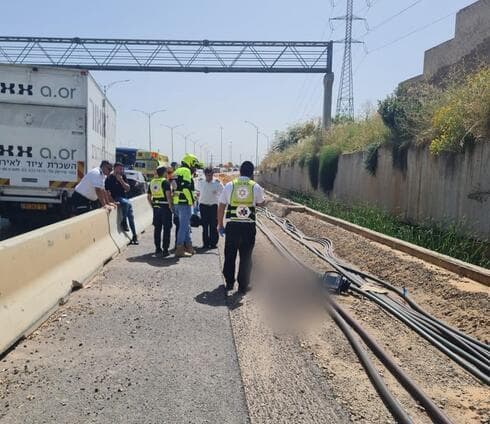 זירת התאונה