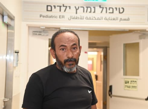מוחמד אלחוסני, אביה של הילדה שנפצעה
