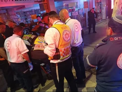 זירת האירוע (צילום: דוברות מד"א-הצלה שרון) זירת האירוע