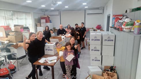 איסוף תרומות בוועד קרית חיים