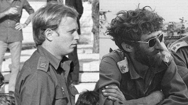 עמרם מצנע וצביקה גרינגולד ב-1973