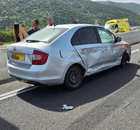 זירת התאונה הקטלנית בכביש 75