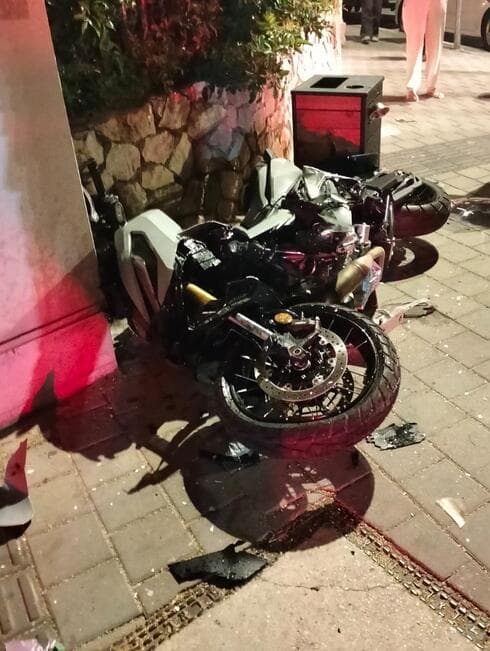 מזירת התאונה הקשה בת ים