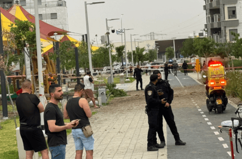 אתר הנפילה בפארק בסיגליות (צילום: רון יוסף) אתר הנפילה בפארק בסיגליות