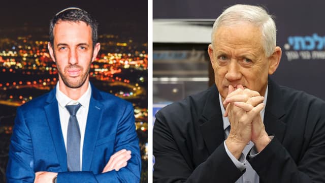 בני גנץ וח"כ אריאל קלנר