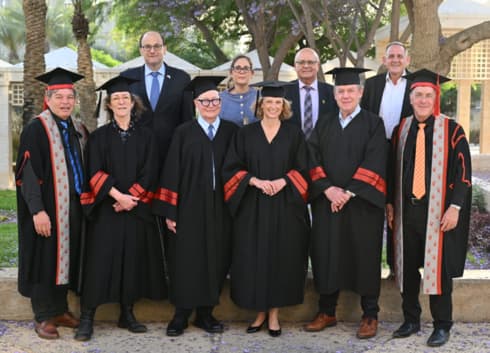 מקבלי התואר באוניברסטת בן גוריון