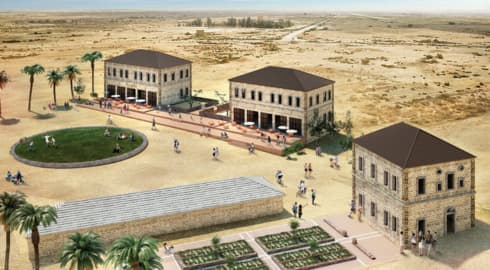 המתחם המלונאי בעוג'ה אל חפיר ברמת הנגב
