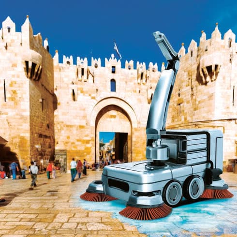 ניקוי ותחזוקה אוטומטיים (הדמיה: AI) ניקוי ותחזוקה אוטומטיים