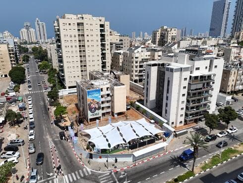 הבניינים שנהרסו ברחוב הרב מימון פינת אנה פרנק