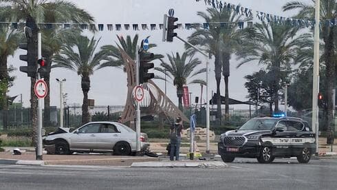 מזירת התאונה הקטלנית בפתח תקוה