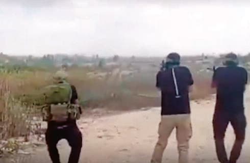 תיעוד של חמאס לפני כשבועיים: מחבלים פותחים באש לעבר בת חפר 