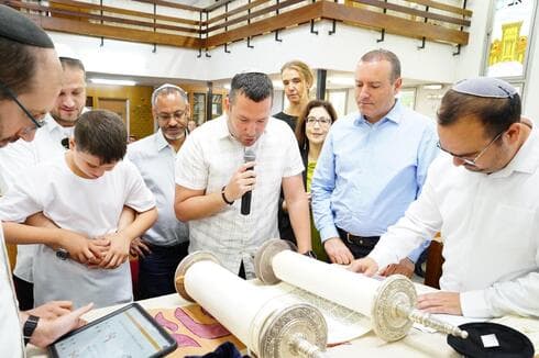 טקס בר המצווה לתלמידי בית ספר לוטם ברחובות