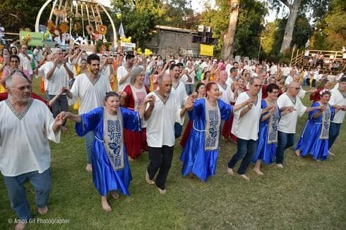 החגיגות בגן שמואל
