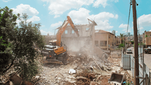 הבית שנהרס (צילום: afifon) הבית שנהרס