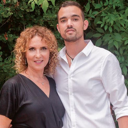 עומר ז"ל ואמו אילי 