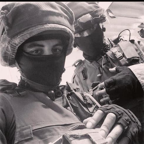 מרדכי כלוחם  מילואים ב'דובדבן' 