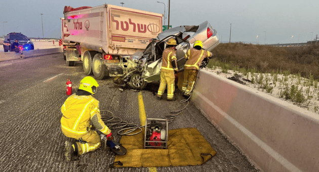 זירת התאונה